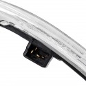 Car Side Rearview Mirror Turn Signal Lights Indicator Lamp White for Skoda Octavia 2009-2013