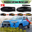 For Toyota Noah R80 Voxy Esquire RAV4 13-18 Highlander 4Runner LED Dynamic Turn Signal Light Sequential Side Mirror Indicator