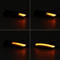 LED Dynamic Side Door Wing Mirror Indicator Lights Turn Lamps Smoked Black for Ford Fiesta B-Max 2008-2017