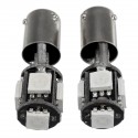 Pair 5W 500LM BAY9S 435 H21W 5050 SMD LED Car Turn Indicator Lights Bulb Side Marker Lamp