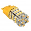 Universal 3157 Amber Yellow 54SMD LED Turn Signal Blinker Corner Light Lamp Bulb
