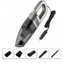 E02074 120W 12V Ergonomic Handle Grip Car Corded Electric Vacuum Cleaner With 4 Brush Adapters