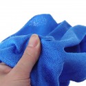 10PCS Microfiber Cleaning Cloths Washing Towel Blue for Car Polishing Wax Detailing Drying