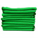 10pcs Soft Cleaning Cloth Green Micro Fiber Car Care Duster Towel 29x29cm