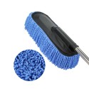 Car Wash Brush Cleaning Mop Broom Adjustable Telescoping Long Handle Car Cleaning Tools Rotatable Brush