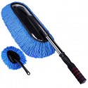 Car Wash Brush Cleaning Mop Broom Adjustable Telescoping Long Handle Car Cleaning Tools Rotatable Brush