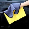 Double Color Microfiber Car Wash Towel Cleaning Drying Care Cloth Hemming Strong Absorbent