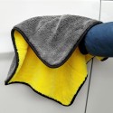 Double Color Microfiber Car Wash Towel Cleaning Drying Care Cloth Hemming Strong Absorbent