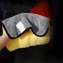 Double Color Microfiber Car Wash Towel Cleaning Drying Care Cloth Hemming Strong Absorbent