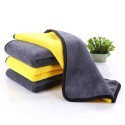 Double Color Microfiber Car Wash Towel Cleaning Drying Care Cloth Hemming Strong Absorbent