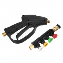 Universal Car High Pressure Power Washer Trigger 300 bar/3000PSI With 5 Color Nozzles Tips Cleaning