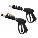 Universal Car High Pressure Power Washer Trigger 300 bar/3000PSI With 5 Color Nozzles Tips Cleaning