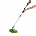 2in1 Adjustable Telescopic Brush Car Wash Mop Long Handle Vehicle Cleaning Tool