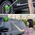 2in1 Adjustable Telescopic Brush Car Wash Mop Long Handle Vehicle Cleaning Tool