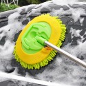 Adjust Car Wash Duster House Cleaning Brush Wax Mop Telescoping Dust Dusting