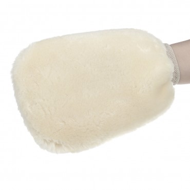 Double-Sided Wool Car Washing Glove Cleaning Mitten Cleaner Dust