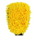 Waterproof Car Cleaning Glove Microfiber Chenille Coral Velvet Wash Tool Elastic Cuffs Washing Brush