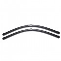 2x Flat Front Car Windscreen Wiper Blades for Vauxhall Astra 04-09