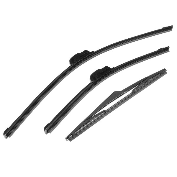 3PCS/Set Front/Rear Windscreen Wiper Blades Right Driver For Ford Fiesta 02-07