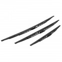 Front Rear Metal Frame Windscreen Wiper Blades Complete Set For Ford Focus Hatchback MK1 98-05