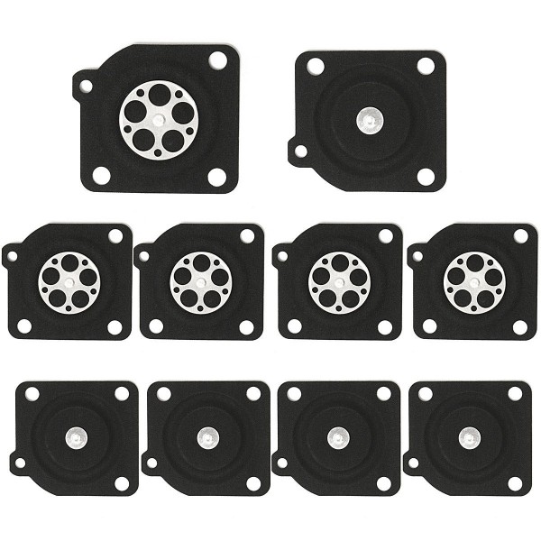 10pcs Carburetor Gasket Metering Diaphragm Rebuilt Kit For ZAMA C1U A015010