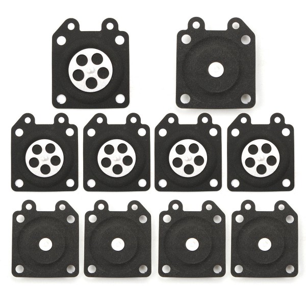 10pcs Carburetor Gaskets Metering Diaphragm Assembly For Walbro 95-526