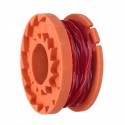 12 Foot Trimmer Line+2 Spool Cap Cover Grass Trimmer Spool Line For Worx WA0010