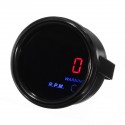 2inch 52mm 0-9000RPM Tachometer Tacho Gauge Digital LED Display Black Face Meter