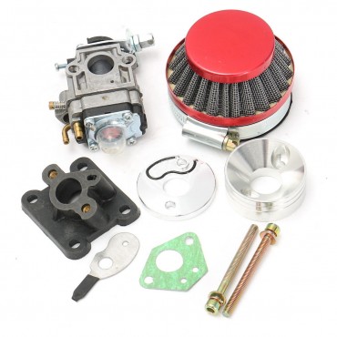 Carburetor Carb Air Filter Stack For 47 49cc Mini Moto Pit Dirt Pocket Bike ATV