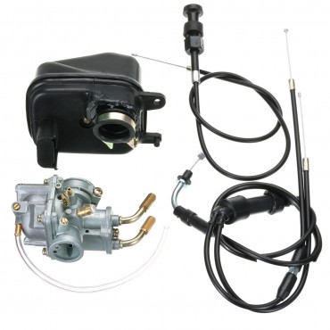 Carburetor Carby+Air Filter+Throttle+Choke Cable For YAMAHA PEEWEE YZinger PW50