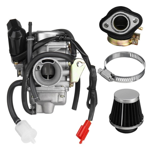 GY6 125cc 150cc Carburetor With Air Filter For Go Kart Scooter 152QMI 157QMJ PD24J