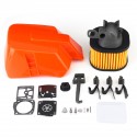 HD Tall Air Filter Cover Carb Kit For Husqvarna 362 365 371 372 372XP Chainsaw