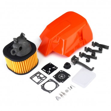 HD Tall Air Filter Cover Carb Kit For Husqvarna 362 365 371 372 372XP Chainsaw