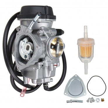 Motorcycle Carburetor Carb With Fuel Filter Kit For Yamaha Raptor 350 YFM350 2004-2012