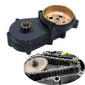 11T / 14T / 17T / 20T Tooth T8F 47cc 49cc Dual Chain Clutch Gear Box 2 Stroke Engine Gearbox For Mini Moto Dirt Bike Quad ATV Go Kart