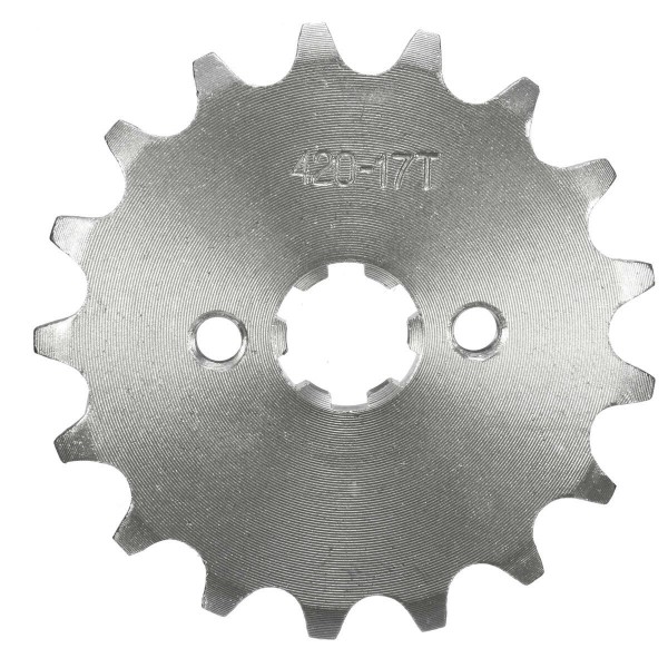 420 10/11/12/13/14/15/16/17/18/19 Tooth Front Counter Sprocket 17mm Shaft For 70cc 110cc 125cc Motorcycle Pit Dirt Bike ATV