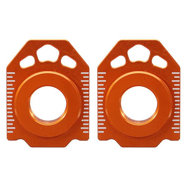 Pair CNC Rear Axle Spindle Chain Adjuster Blocks For SX EXC XCW 125-530 20mm