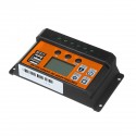 10-100A 12V/24V Dual USB LCD Solar Panel Battery Regulator Charge Controller