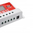 10A 12V/24V Solar Panel Battery Regulator Charging Controller 3-Stage PWM LCD