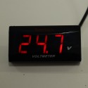 12-150V LED Display Digital Voltmeter Voltage Gauge Panel Meter With Bracket For Motorcycle Scooter Car