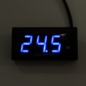 12-150V LED Display Digital Voltmeter Voltage Gauge Panel Meter With Bracket For Motorcycle Scooter Car