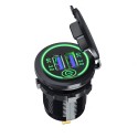 12-24V QC 3.0 Fast Dual USB Charger Touch Switch Waterproof Accessory For Motorcycle Car Truck Boat