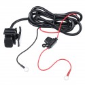 12V 24V 2.1A USB Charger Power Socket Outlet Adapter Waterproof With Fuse 10A For Motorcycle ATV Boat Car