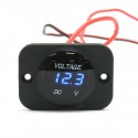 12V-24V Waterproof LED Volt Meter Voltage Meter Gauge For Car Motorcycle Boat Marine