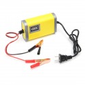 12V 2A Car Motorcycle Smart Automatic Battery Charger Yellow Color