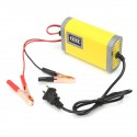 12V 2A Car Motorcycle Smart Automatic Battery Charger Yellow Color