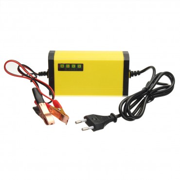 12V 2AH-20AH Smart Automatic ABS Battery Charger US/EU Plug For Car Motorcycle