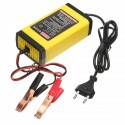 12V 2AH-20AH Smart Automatic ABS Battery Charger US/EU Plug For Car Motorcycle