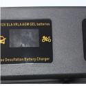 12V 4A Pulse Repair LCD Battery Charger Lead Acid For Car Motorcycle Toy Battery