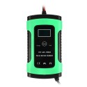 12V 6A Motorcycle Car Intelligent Battery Pulse Repair With LCD Screen Charger